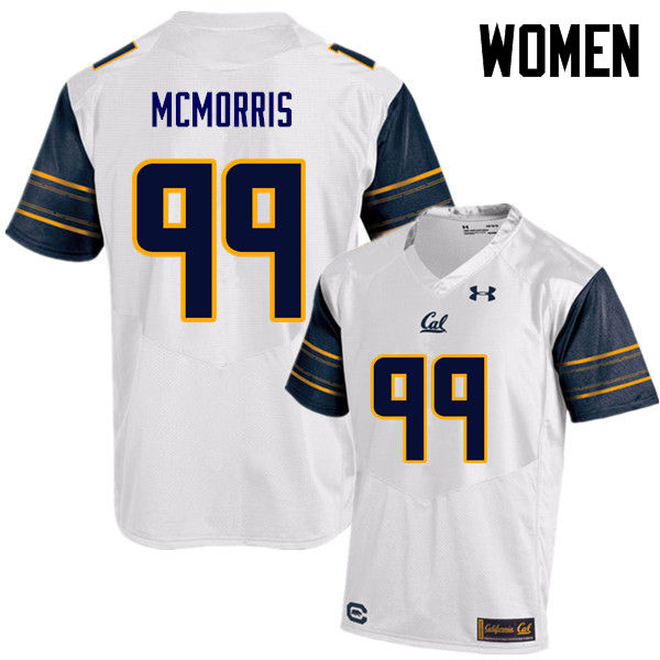 Women #99 Malik McMorris Cal Bears (California Golden Bears College) Football Jerseys Sale-White